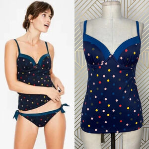 Boden Milos Cup Size‎ Tankini Top Navy Spot